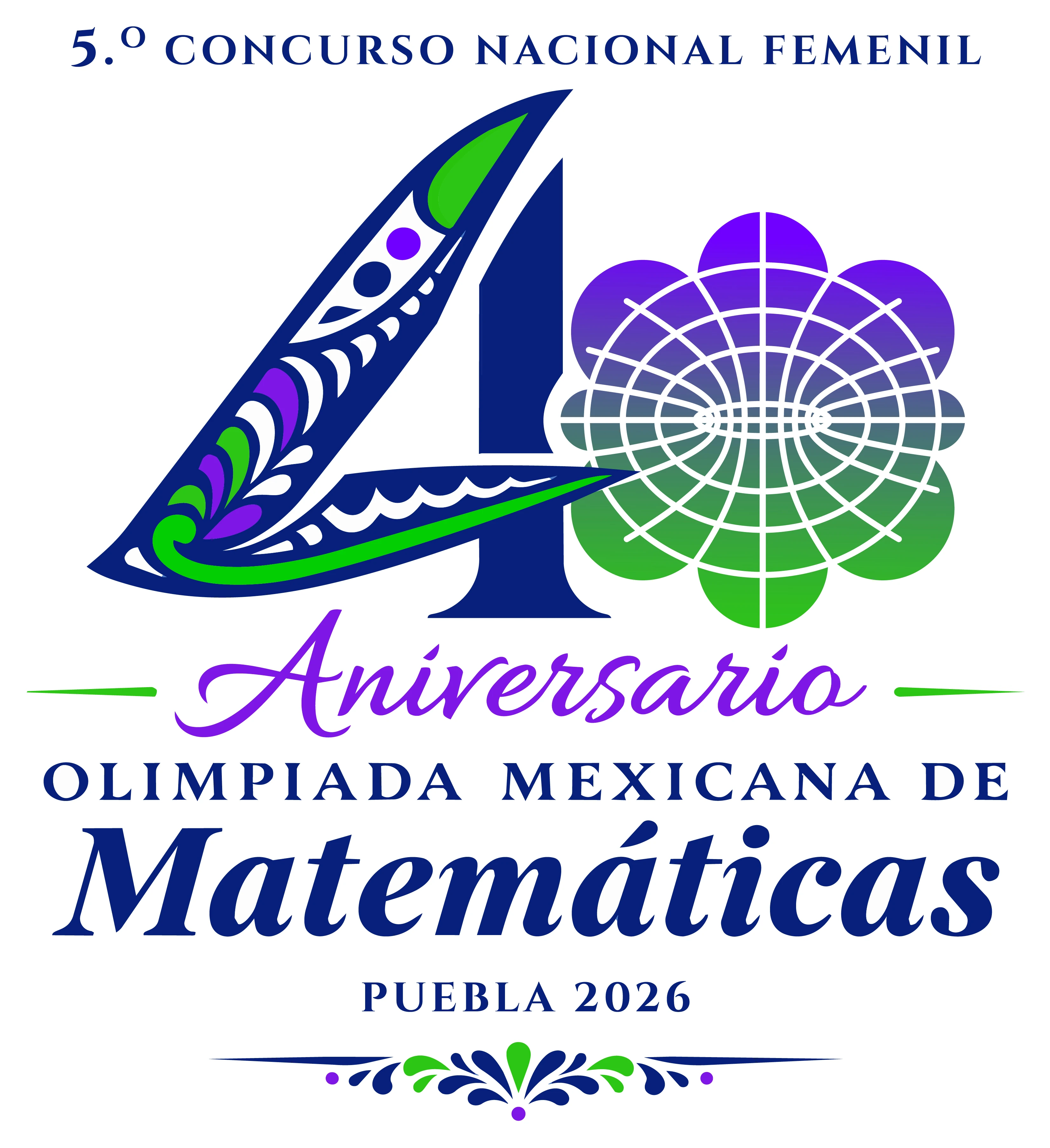 Logo 5.° Concurso Nacional Femenil de la OMM